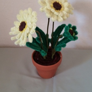 Gerbera virág - otthon & életmód - dekoráció - asztal és polc dekoráció - asztaldísz - Meska.hu