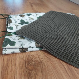 Konyharuha, tisztítőkendő nagy csomag - erdei mintás pamutvászon, darázsszövet, Otthon & Életmód, Konyhafelszerelés, tálalás, Konyhai textil, Konyharuha & Törlőkendő, Varrás, MESKA