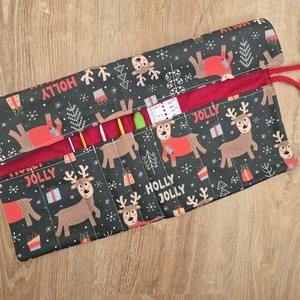 Rénszarvasos ceruzatartó, tok  - otthon & életmód - papír, írószer - tolltartó & ceruzatekercs - Meska.hu