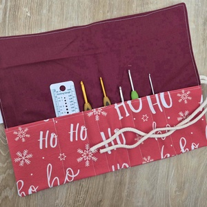 Karácsonyi ceruzatekercs, ceruzatartó, tok  - otthon & életmód - papír, írószer - tolltartó & ceruzatekercs - Meska.hu