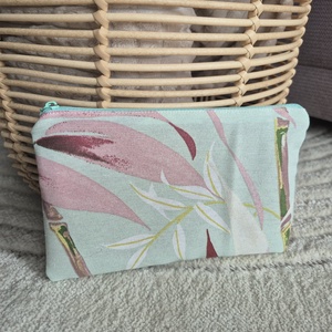 Virágos vászonból készült nesszeszer, pamut béléssel - táska & tok - neszesszer - Meska.hu