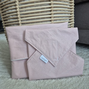 Rózaszín újraszalvéta és snack tasak, belül vízzáró réteggel, Táska & Tok, Uzsonna- & Ebéd tartó, Szendvics csomagoló, Varrás, MESKA