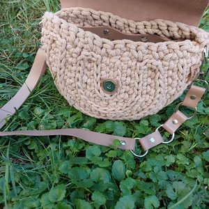 Crossbody karikákkal, Esküvő, Kiegészítők, Táska, Horgolás, MESKA