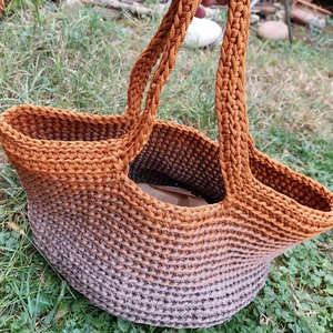 Nagyméretű shooper - táska & tok - bevásárlás & shopper táska - zöldség/gyümölcs zsák - Meska.hu