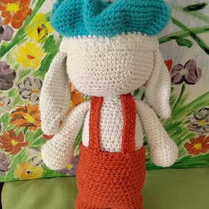 Nyuszi Pista - horgolt játék - játék & sport - plüssállat & játékfigura - nyuszi - Meska.hu