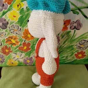 Nyuszi Pista - horgolt játék - játék & sport - plüssállat & játékfigura - nyuszi - Meska.hu