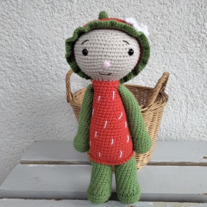 Eperke baba - horgolt játékfigura - játék & sport - baba & babaház - baba - Meska.hu