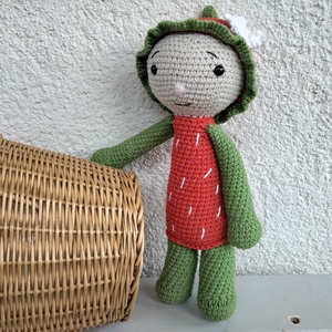 Eperke baba - horgolt játékfigura - játék & sport - baba & babaház - baba - Meska.hu