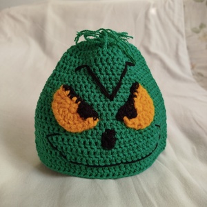 Horgolt gyereksapka - Grincs figurás   - ruha & divat - sál, sapka, kendő - sapka - Meska.hu