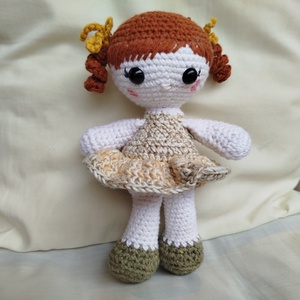 Horgolt baba kosárkában - játék & sport - baba & babaház - baba - Meska.hu