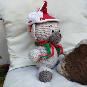 Horgolt maci-játékfigura - játék & sport - plüssállat & játékfigura - maci - Meska.hu