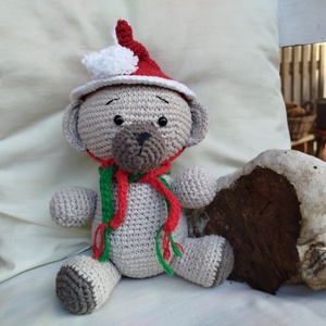 Horgolt maci-játékfigura, Játék & Sport, Plüssállat & Játékfigura, Maci, , MESKA