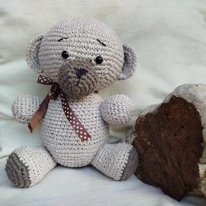 Horgolt maci-játékfigura - játék & sport - plüssállat & játékfigura - maci - Meska.hu