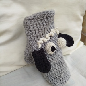 Kesztyűbáb, kézzel horgolt- barika figurás - játék & sport - bábok - kesztyűbáb - Meska.hu