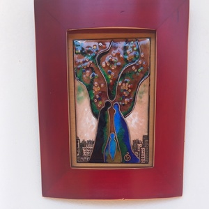 Tűzzománc kép  , Otthon & Életmód, Dekoráció, Kép & Falikép, Táblakép, , MESKA