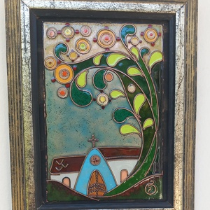 Tűzzománc kép   - otthon & életmód - dekoráció - kép & falikép - táblakép - Meska.hu