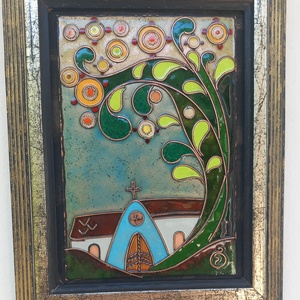 Tűzzománc kép   - otthon & életmód - dekoráció - kép & falikép - táblakép - Meska.hu