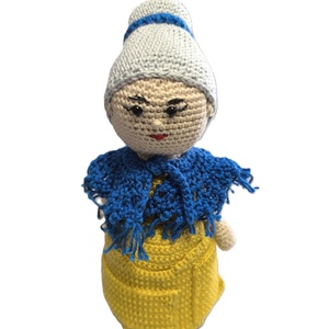 Horgolt anyóka -segítő nagyi - játék & sport - plüssállat & játékfigura - ember - Meska.hu