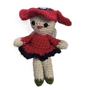 Amigurumi Pipacs virág figura - Meska.hu