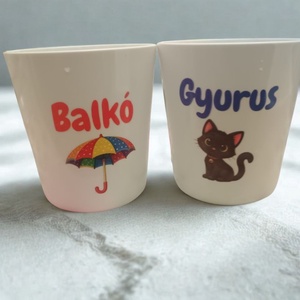 egyedi ovis pohár - játék & sport - ovis felszerelés - óvodai jelek - Meska.hu