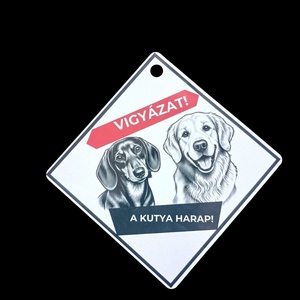 Egyedi fém felakasztható tábla � saját képpel, felirattal vagy mintával - otthon & életmód - dekoráció - ajtó- és ablak dekoráció - ajtótábla - Meska.hu