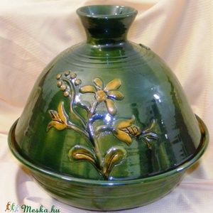 Marokkói edény-Tazsin életfa motívummal -  - Meska.hu