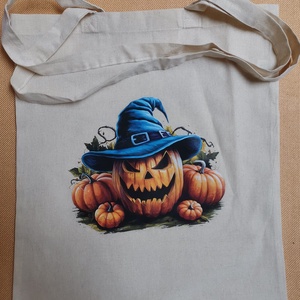 Nagy vászon bevásárlótáska többféle- Halloveen - táska & tok - bevásárlás & shopper táska - shopper, textiltáska, szatyor - Meska.hu