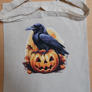 Nagy vászon bevásárlótáska többféle- Halloveen - táska & tok - bevásárlás & shopper táska - shopper, textiltáska, szatyor - Meska.hu