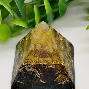 Bőségvonzó- Sungit-Orgonit piramis, Otthon & Életmód, Dekoráció, Spiritualitás, Orgonit piramis, Mindenmás, MESKA