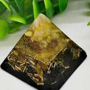 Bőségvonzó- Sungit-Orgonit piramis - otthon & életmód - dekoráció - spiritualitás - orgonit piramis - Meska.hu