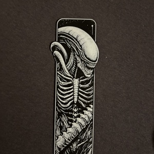 Alien Xenomorph 3D Nyomtatott Könyvjelző - könyv & zene - könyvjelző - Meska.hu