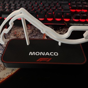 Formula 1  (F1) Monaco pályadísz - otthon & életmód - dekoráció - asztal és polc dekoráció - zuzmódekoráció, mohadekoráció - Meska.hu