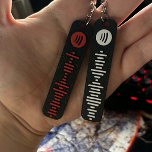 Egyedi Spotify kódos kulcstartó � személyre szabott, 3D nyomtatott ajándék, Táska & Tok, Kulcstartó & Táskadísz, Kulcstartó, Fotó, grafika, rajz, illusztráció, Mindenmás, MESKA