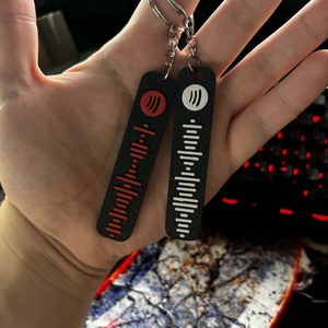 Egyedi Spotify kódos kulcstartó � személyre szabott, 3D nyomtatott ajándék - táska & tok - kulcstartó & táskadísz - kulcstartó - Meska.hu