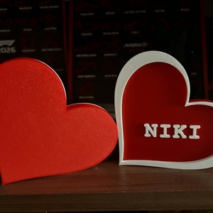 Valentin-napi páros szív � névvel vagy felirattal - otthon & életmód - dekoráció - dísztárgy - Meska.hu