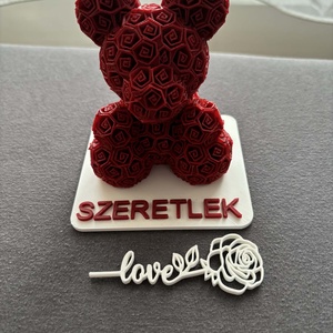 Valentin napi szerelem maci egyedi felirattal - otthon & életmód - dekoráció - dísztárgy - Meska.hu