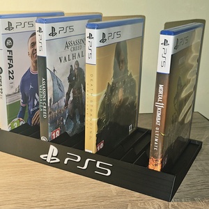Play Station 5 fizikai lemez tartó - PS5 stand - otthon & életmód - dekoráció - asztal és polc dekoráció - dekorációs tál, tartó - Meska.hu