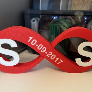 Végtelen szerelem dísz - Személyreszabottan, Otthon & Életmód, Dekoráció, Dísztárgy, Fotó, grafika, rajz, illusztráció, MESKA