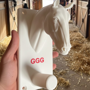 Egyedi névre szóló lófejes kantárakasztó / kantár tartó PETG anyagból, Játék & Sport, Sport és kikapcsolódás, Lovaglás, Fotó, grafika, rajz, illusztráció, Mindenmás, MESKA