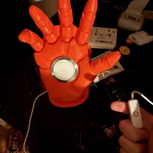 Iron man kesztyű asztali  led lámpa - otthon & életmód - lámpa - hangulatlámpa - Meska.hu