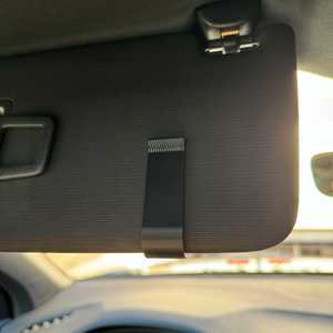 Napellenzőre rögzíthető autós szemüvegtartó - otthon & életmód - autó - autós tároló - Meska.hu