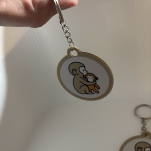 Cuki Punch kulcstartó � Ölelkező majom - táska & tok - kulcstartó & táskadísz - kulcstartó - Meska.hu