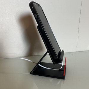 Prémium F1-es Telefontartó Kábelrendszerezővel - otthon & életmód - tárolás & rendszerezés - asztali telefontartó - Meska.hu