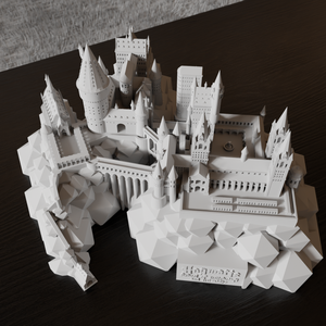 Részletgazdag Hogwarts (Roxfort) Kastély Makett � A mágia nálad kezdődik! - művészet - makett, modell - Meska.hu