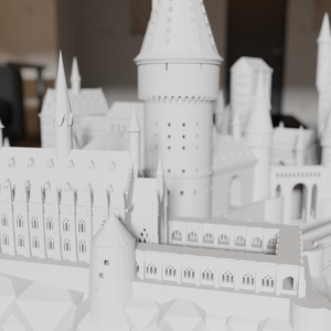 Részletgazdag Hogwarts (Roxfort) Kastély Makett � A mágia nálad kezdődik! - művészet - makett, modell - Meska.hu