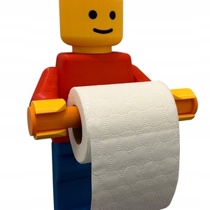 LEGO stílusú WC-papír tartó 34 cm- 3d nyomtatott fürdőszoba dekoráció - Meska.hu