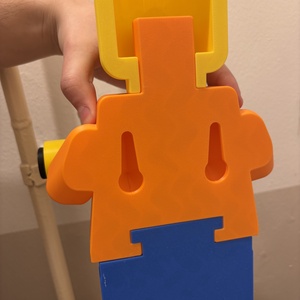 LEGO stílusú WC-papír tartó 34 cm- 3d nyomtatott fürdőszoba dekoráció - otthon & életmód - fürdőszoba - fürdőszobai tároló - Meska.hu
