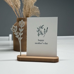 Fényképtartó és Képeslaptartó � Modern Anyák napi ajándék virágos díszítéssel - esküvő - emlék & ajándék - szülőköszöntő ajándék - Meska.hu