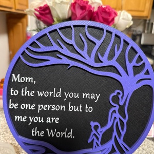 Személyre szabható Életfa dísz Édesanyáknak � Egyedi szöveggel és választható színekben - esküvő - emlék & ajándék - szülőköszöntő ajándék - Meska.hu