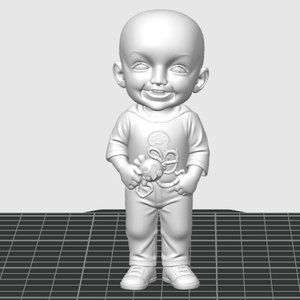 Saját 3D figura Fénykép Alapján - Egyedi 12 cm-es Karikatúra Figura - művészet - portré & karikatúra - karikatúra - Meska.hu